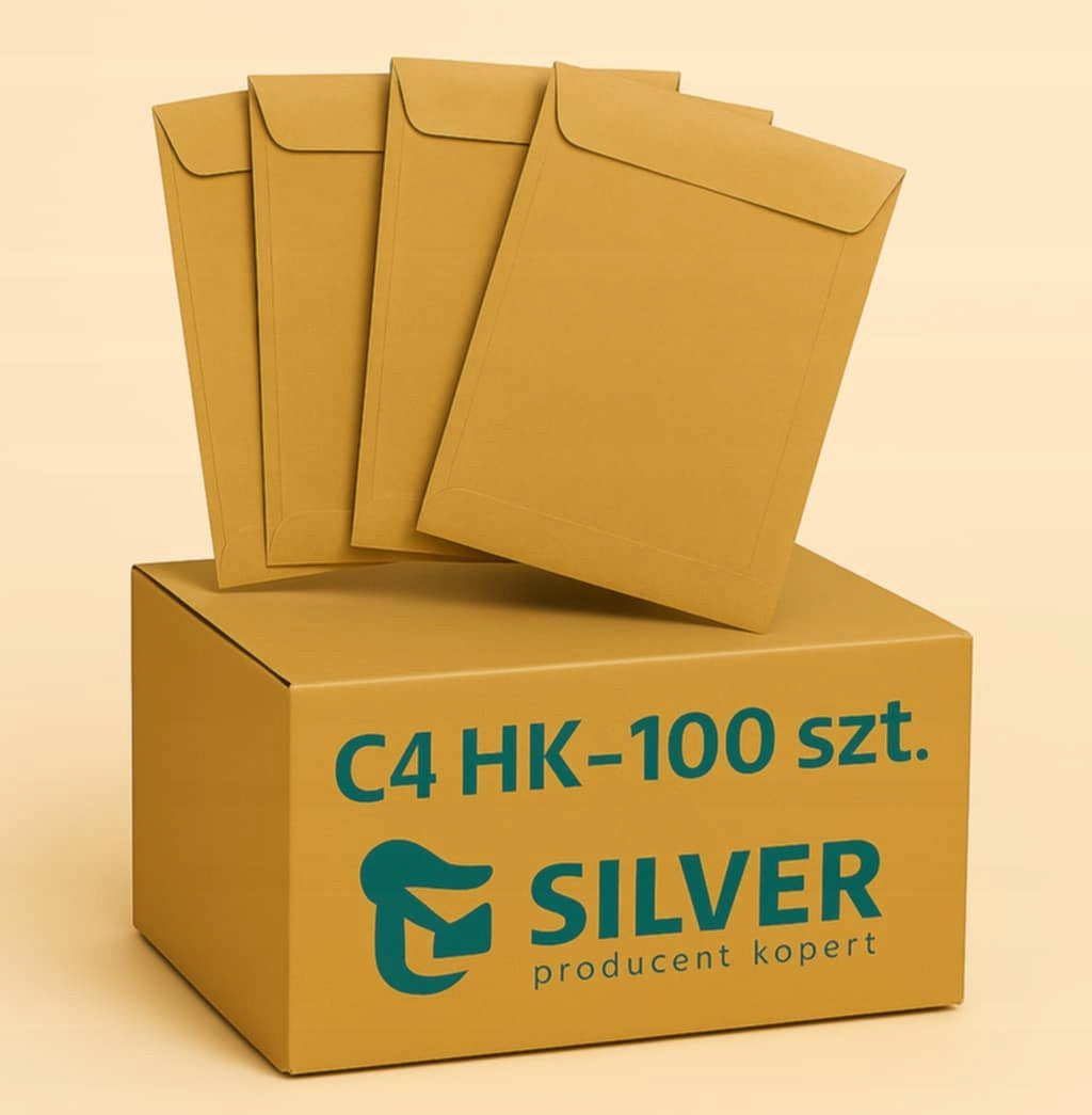 Office envelopes C4(A4) Hk brown 100 pieces