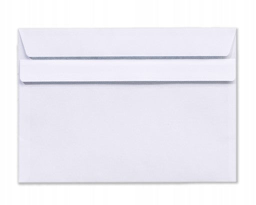 Office envelopes self-adhesive white C6 a'25