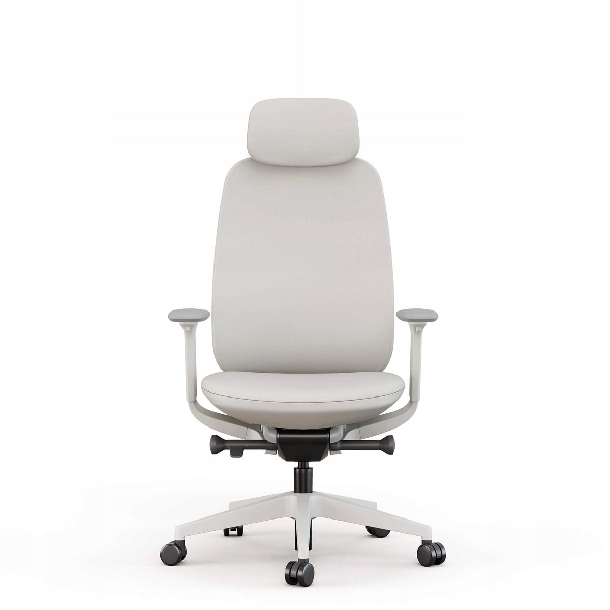 Office ergonomic chair Zinc white/beige seat cushioning house Brand Meb-lab