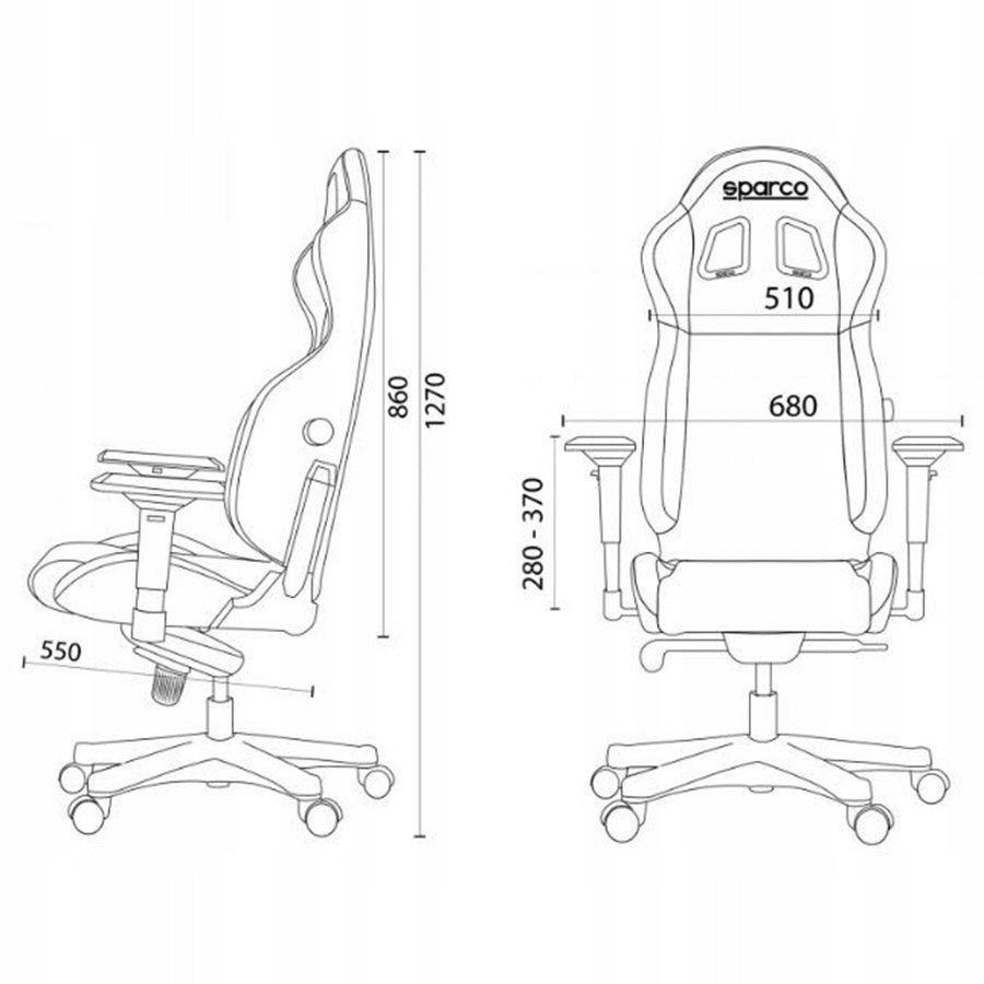 Office / gaming swivel chair Sparco Icon Kind rotary