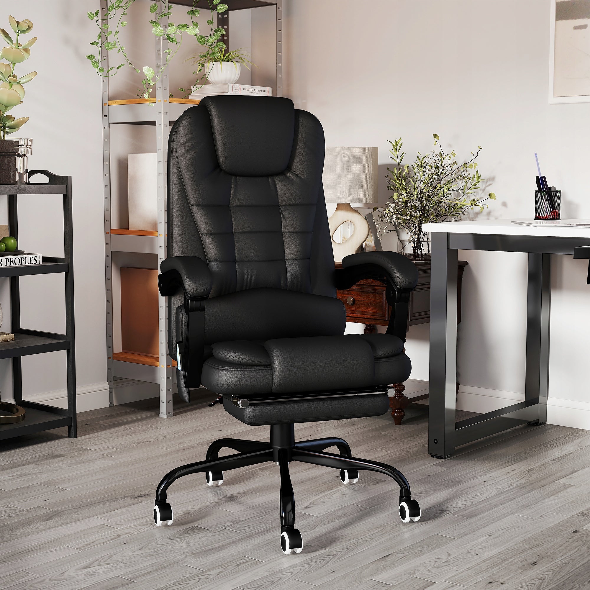 Office massage chair Vinsetto black 67 x 79 x 111-121 cm Medical device no
