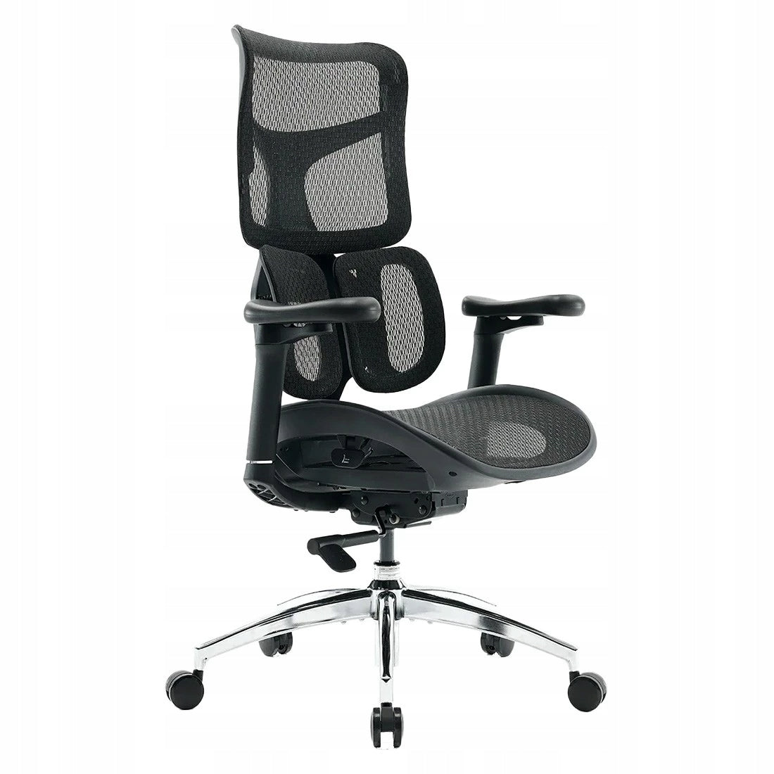 Office swivel chair ADJUSTABLE 150 kg Spacetronik Ergonomic black