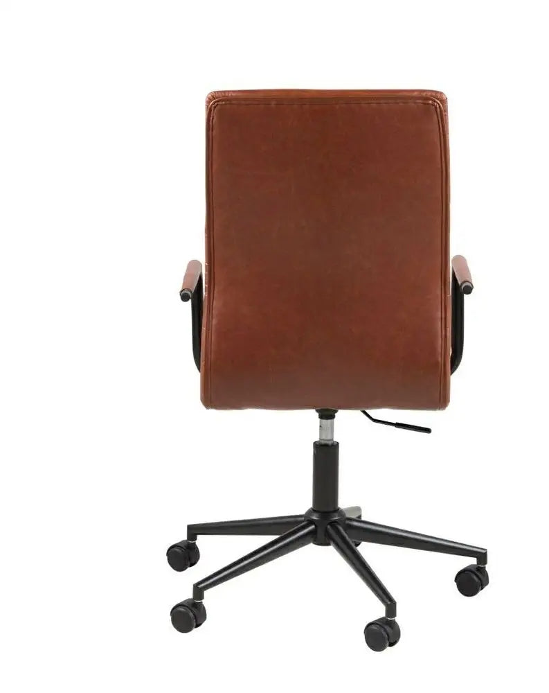 Office swivel chair Actona 103 x 45 x 58 cm brown faux leather Manufacturer code 5705994858099