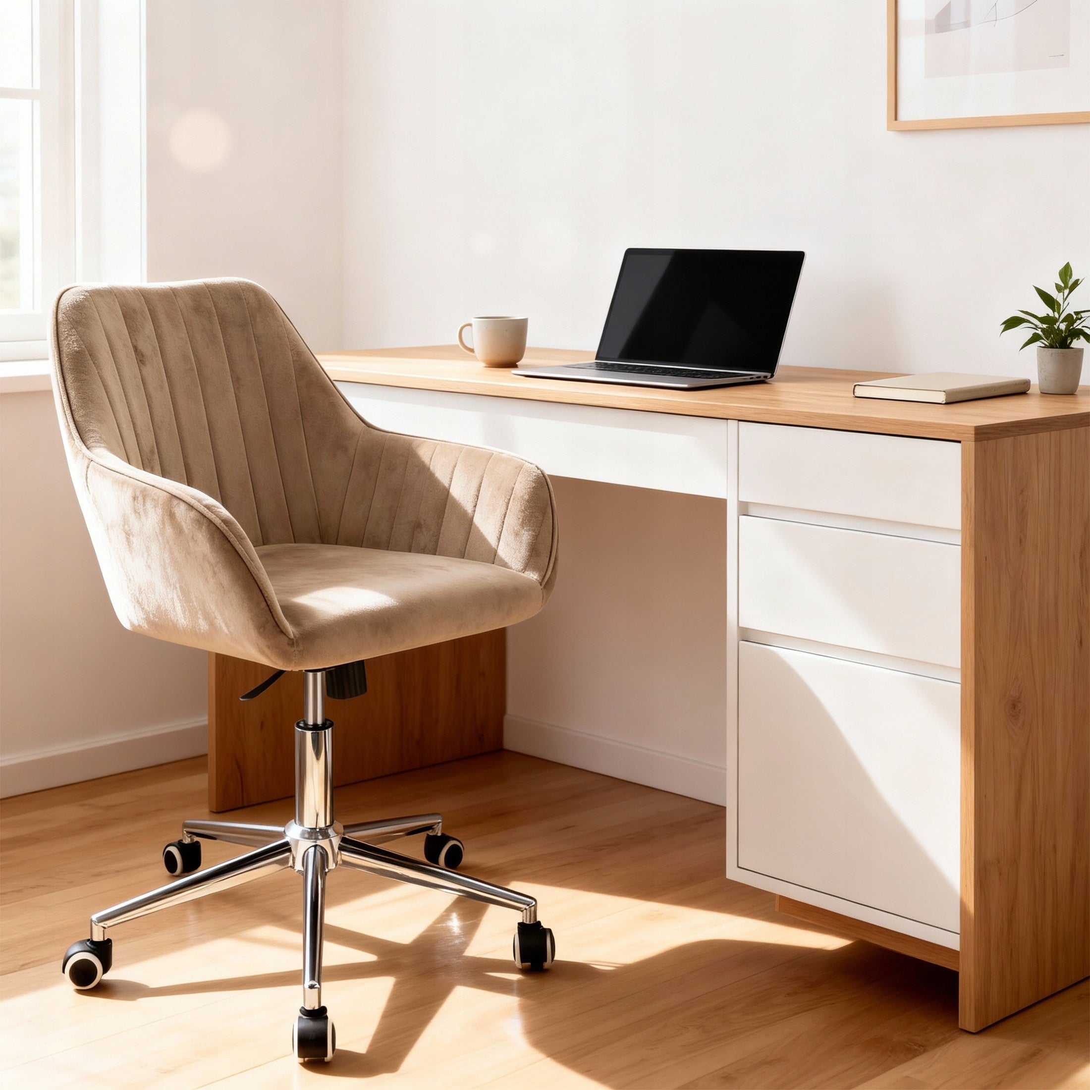 Office swivel chair Jumi Corum chair for office armchair Beige 1pcs Packaging status original