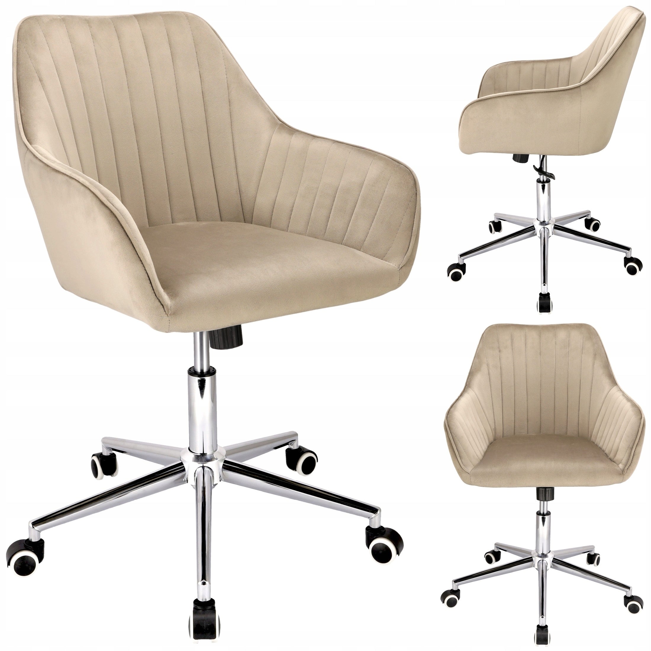 Office swivel chair Jumi Corum chair for office armchair Beige 1pcs