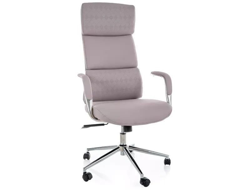 Office swivel chair Q-03 cabinet faux leather multiblock grey Manufacturer code OBRQ03SZ