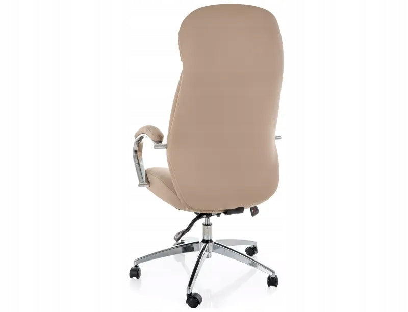Office swivel chair Q-09 office chair multiblock faux leather beige Brand Signal