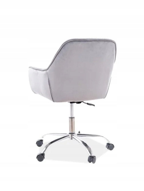 Office swivel chair Q-190 VELVET grey SIG Brand Signal