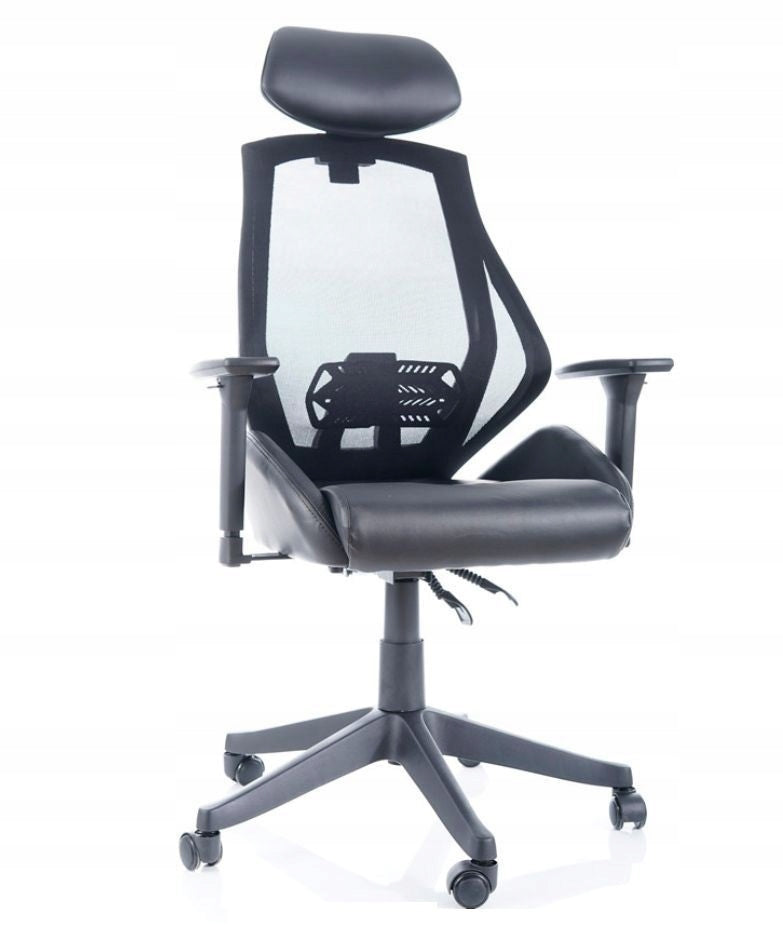 Office swivel chair Q-406 black with headrest Manufacturer code OBRVIPERCSZ