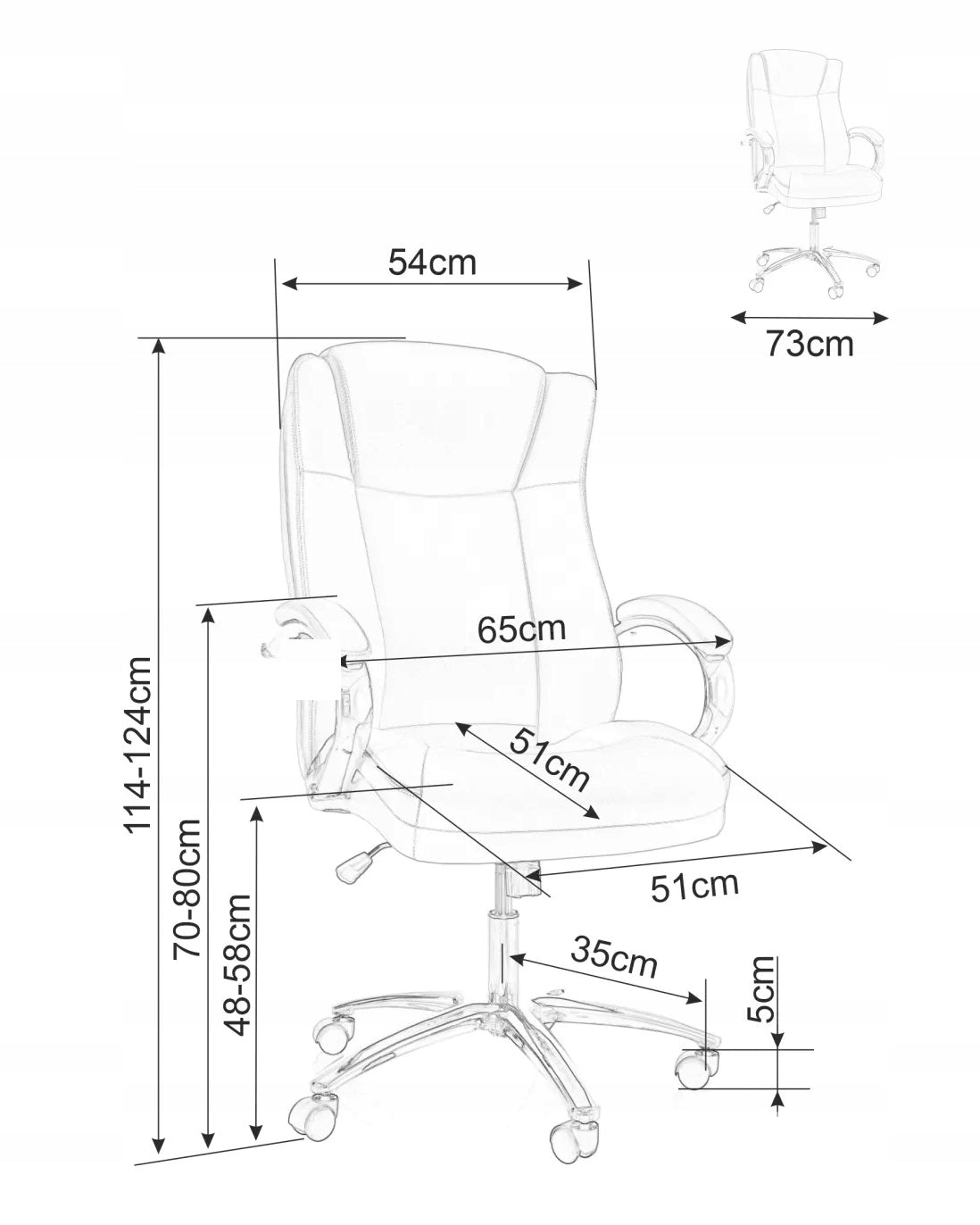 Office swivel chair Q-904 beige leather chair Brand Signal