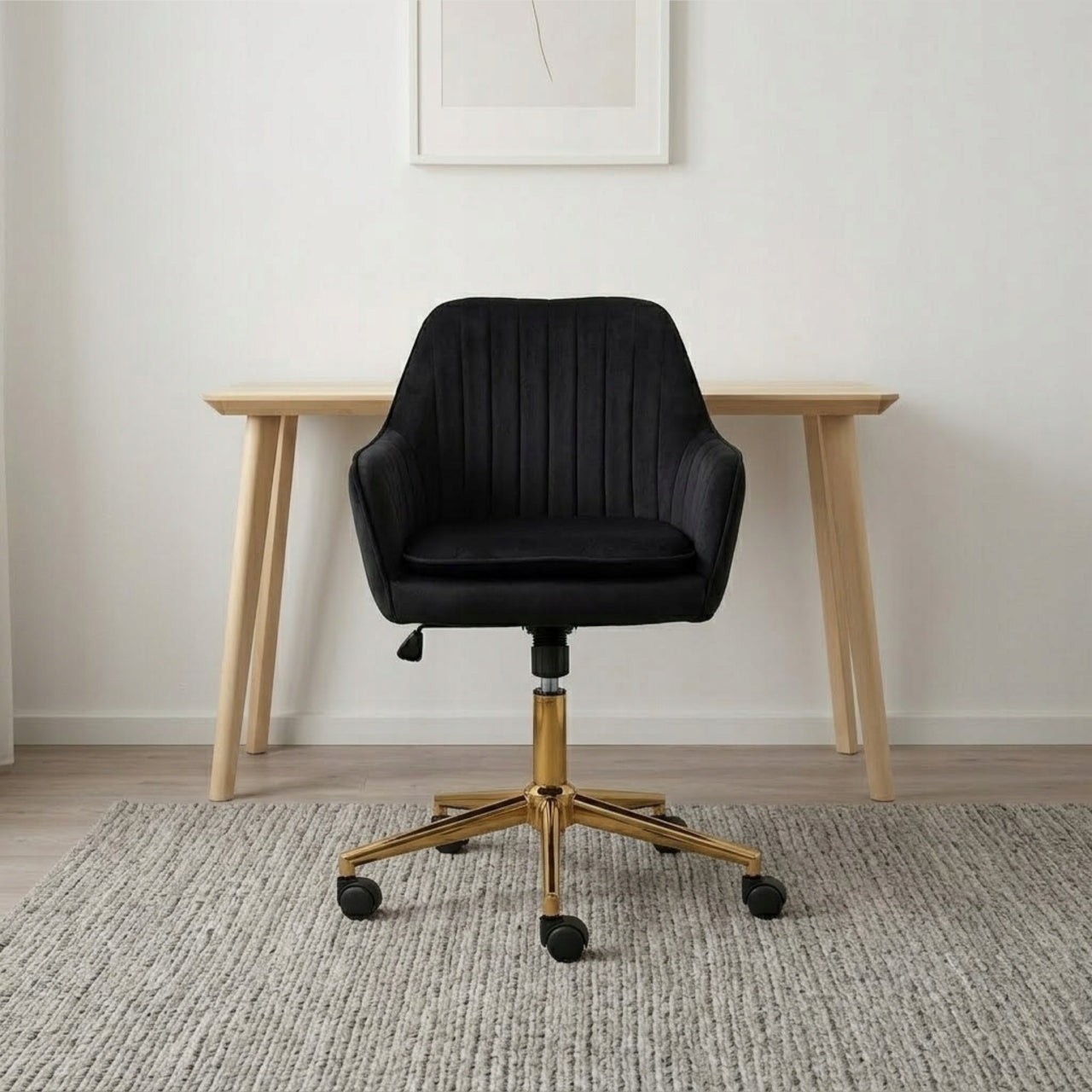 Office swivel chair desk chair comfortable adjustable velour Manufacturer code 1x1625 młodzieżowe pikowane do toaletki
