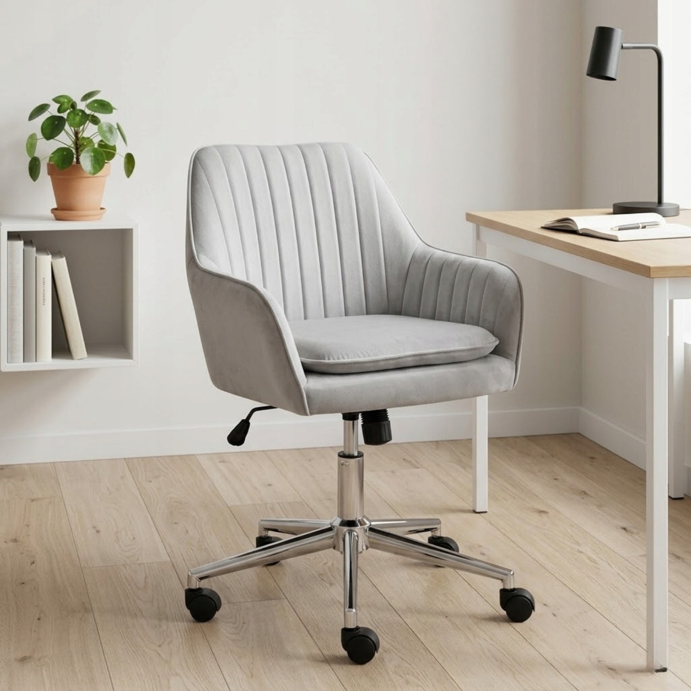 Office swivel chair desk chair comfortable adjustable velour Manufacturer code 1x87 młodzieżowe pikowane do toaletki