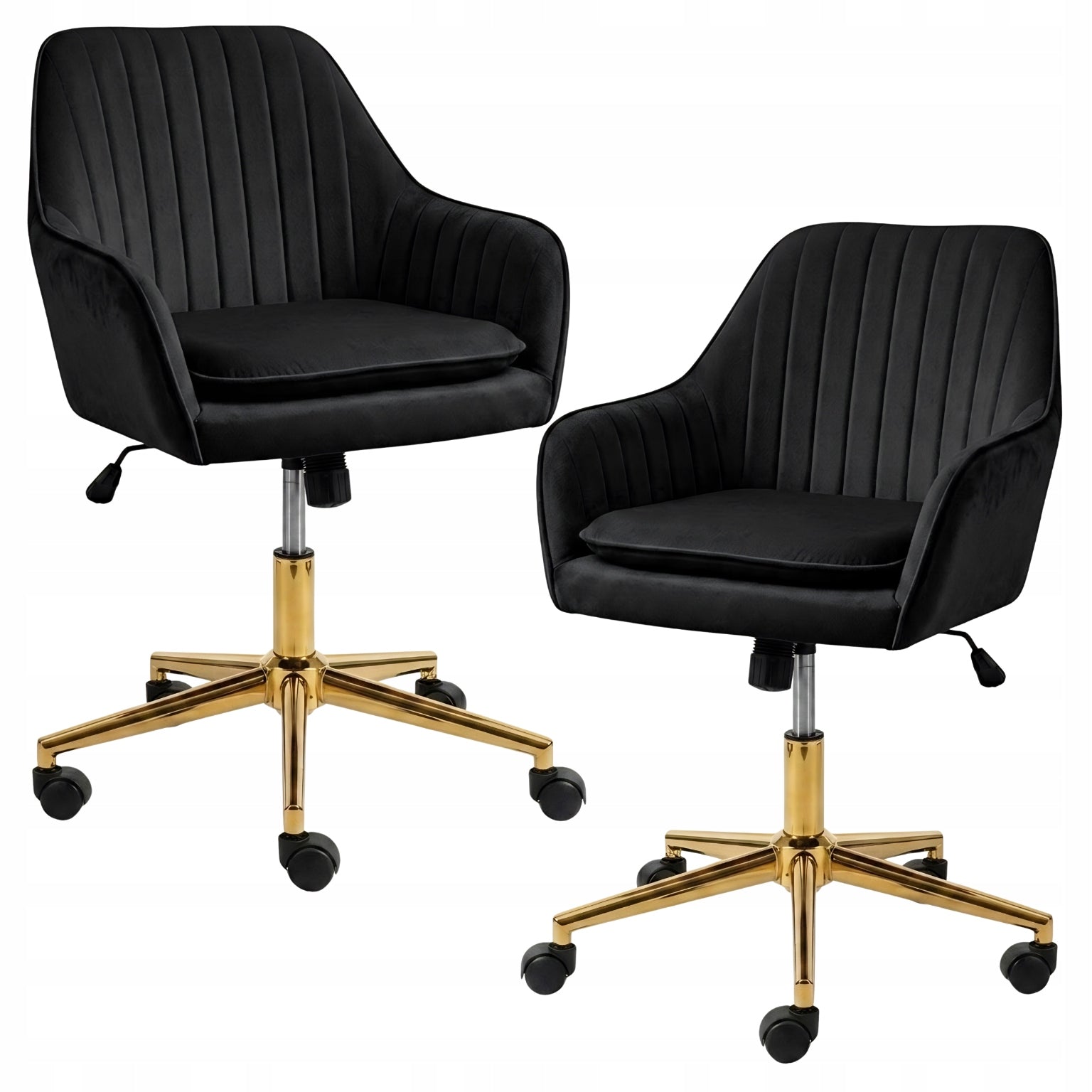Office swivel chair desk chair comfortable adjustable velour