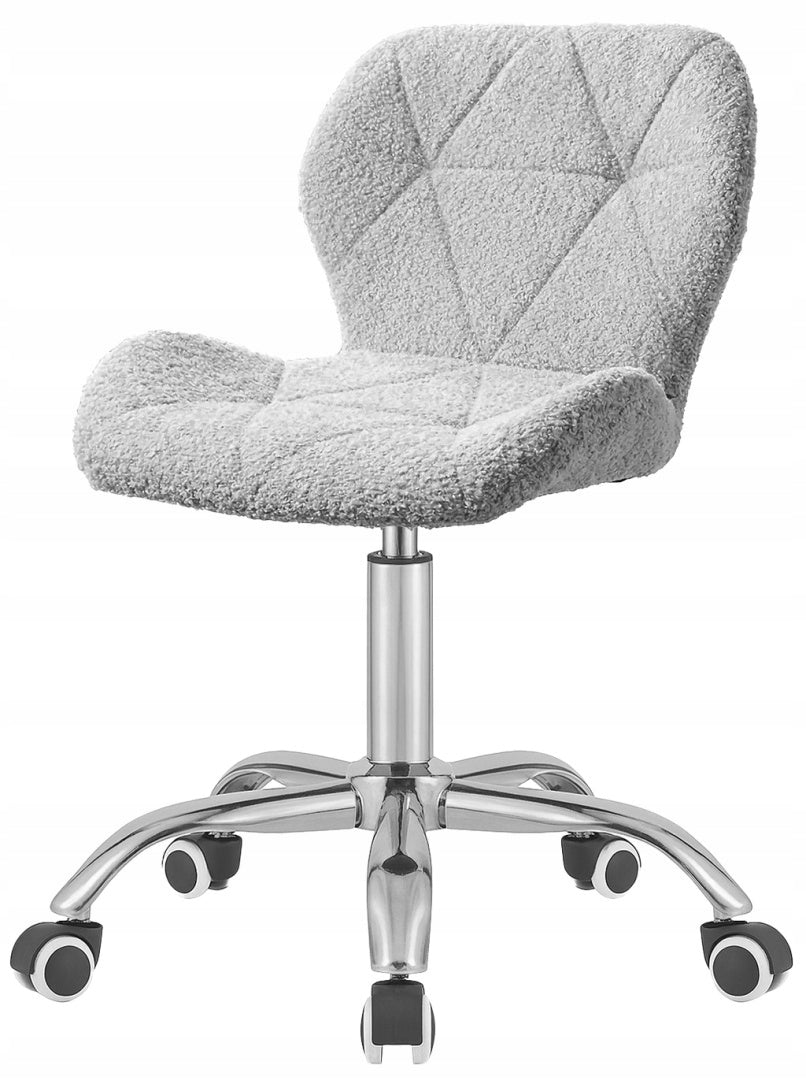 Office swivel chair for office desk studio grey boucle Lamb Packaging status original
