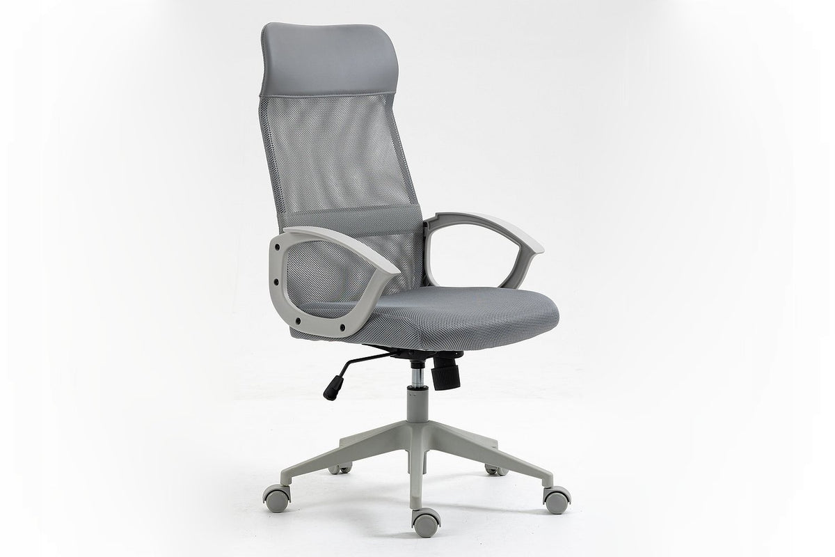 Office swivel chair for study work Q-026 SIGNAL comfortable for desk grey