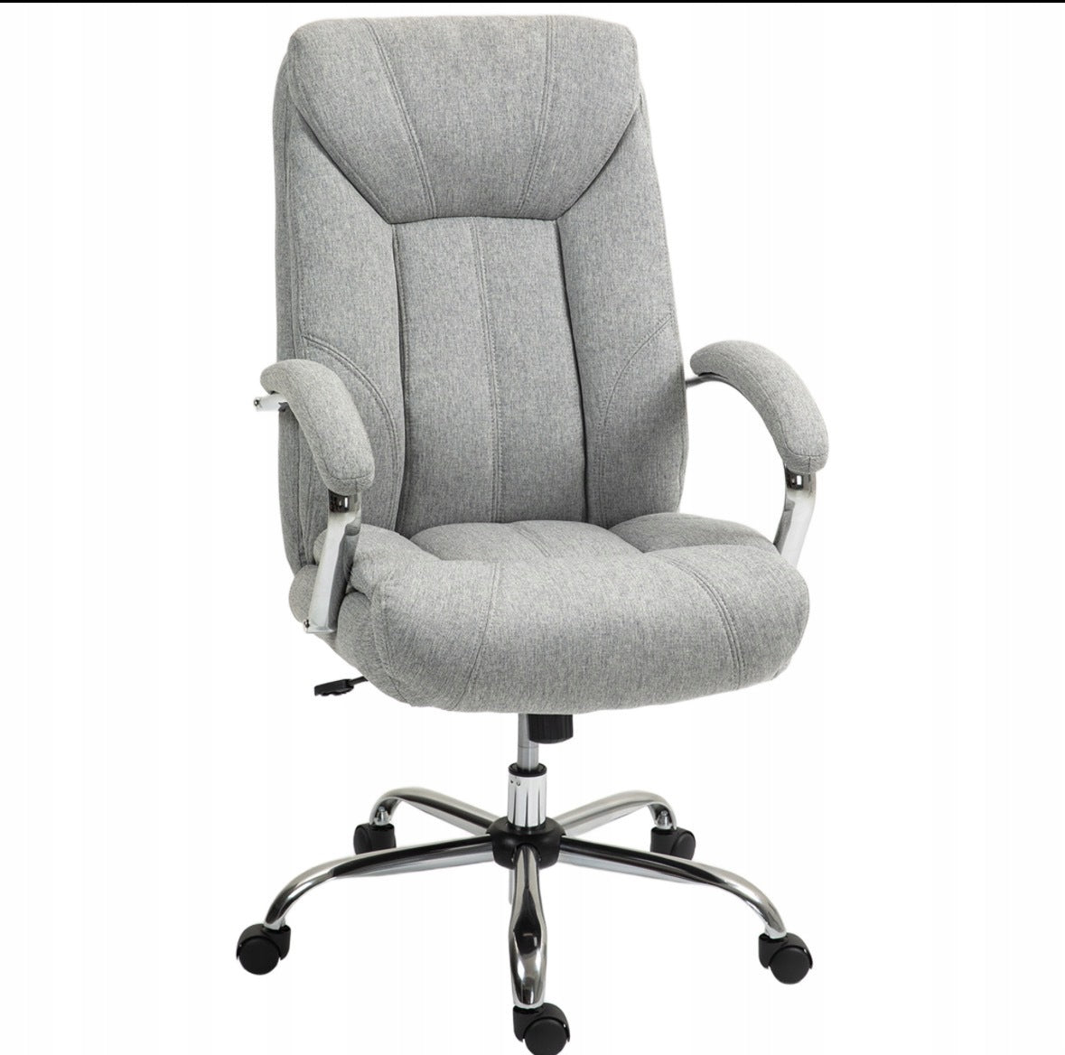 Office swivel chair grey ergonomic