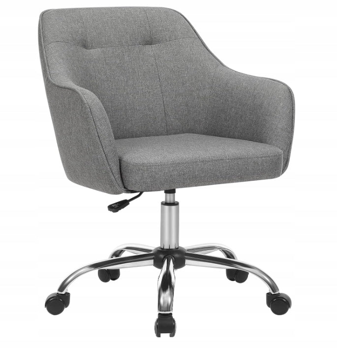 Office swivel chair height adjustment load capacity up to 110 kg grey