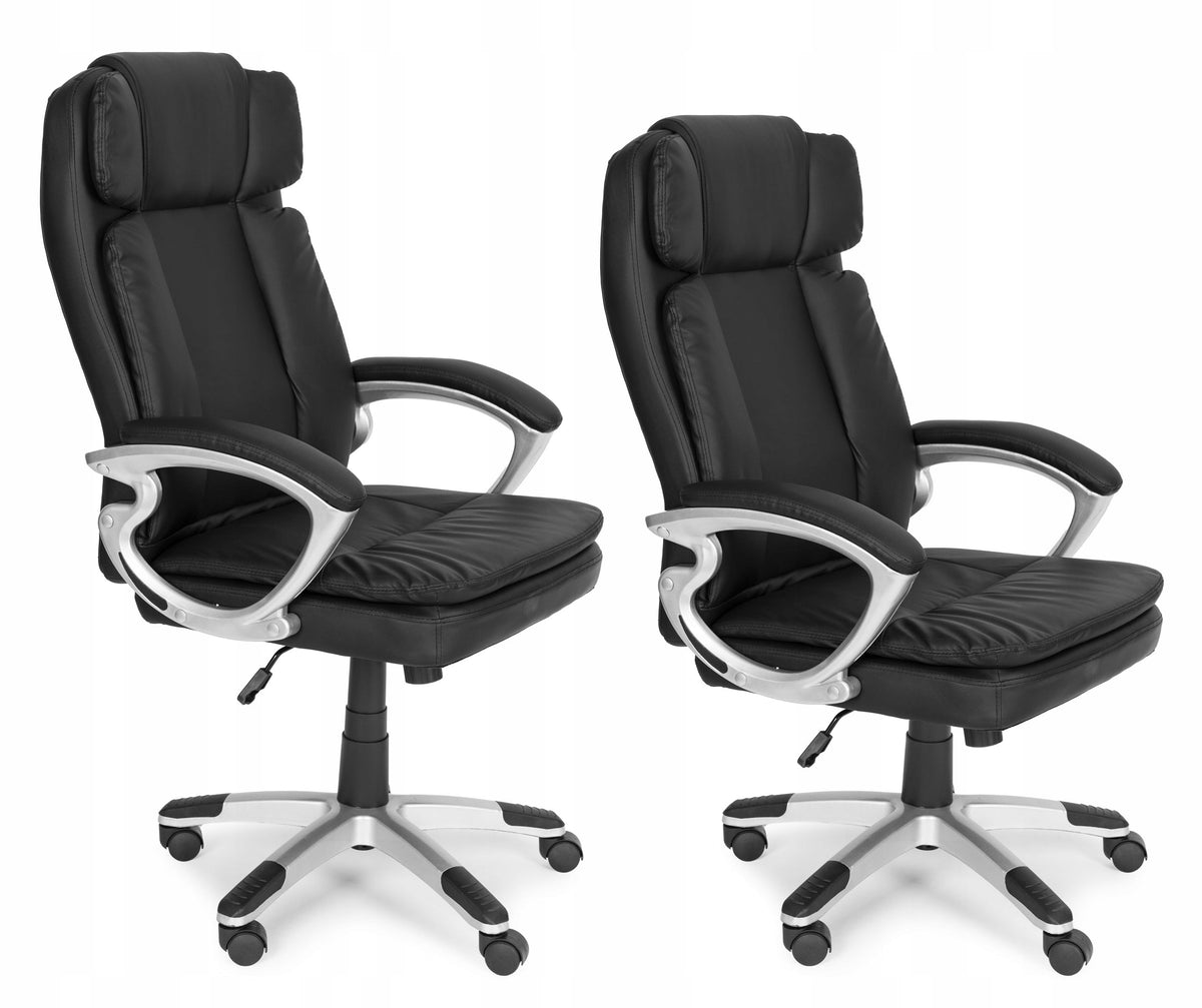 Office swivel chair tapecorn eco leather black