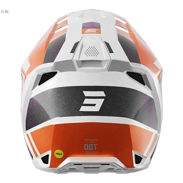 Offroad Quad SHOT LITE ULTRA ORANGE PEARLY r. M Motocross Helmet Manufacturer's catalog number A06-21OA-C04-09