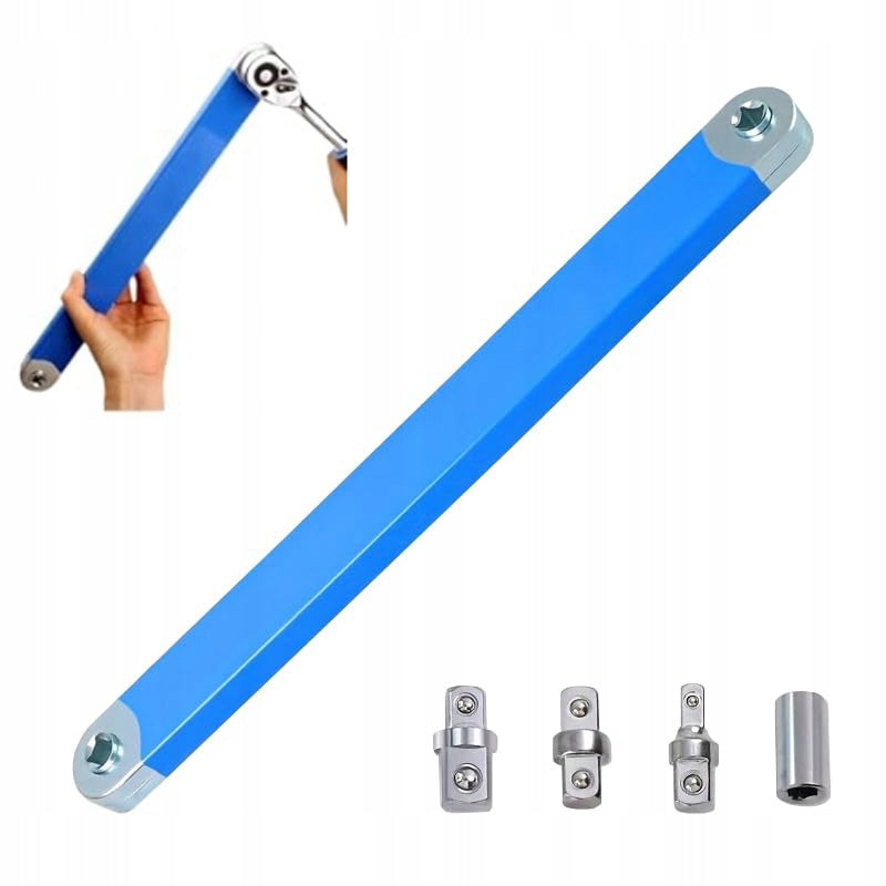 Offset Extension Wrench Set 39cm Carbon Steel 5 Pcs