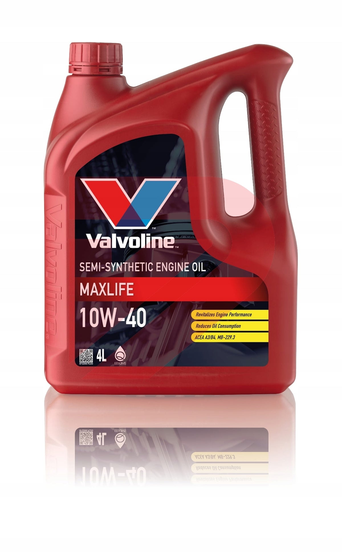 Oil 10W-40 Valvoline Maxlife 4L Manufacturer code 10W40 MAX 4