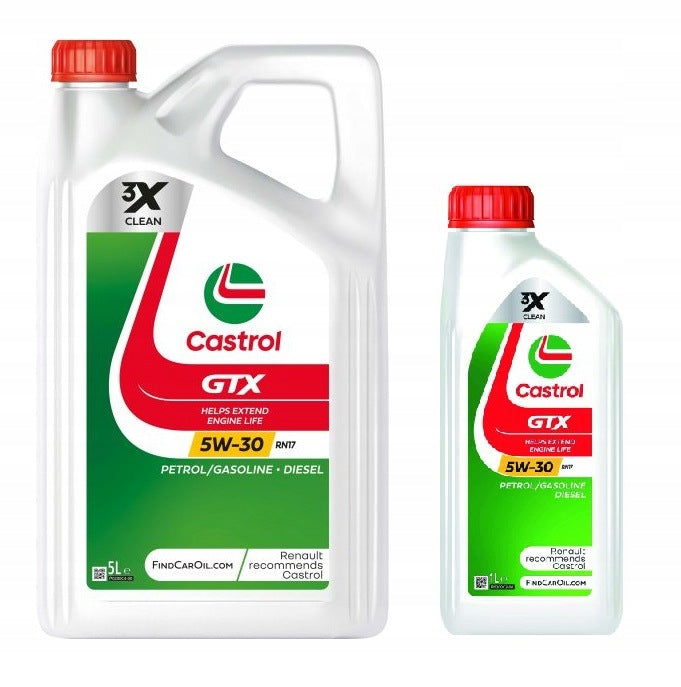Oil 5W30 CASTROL GTX RENAULT RN17 5L + 1L = 6L