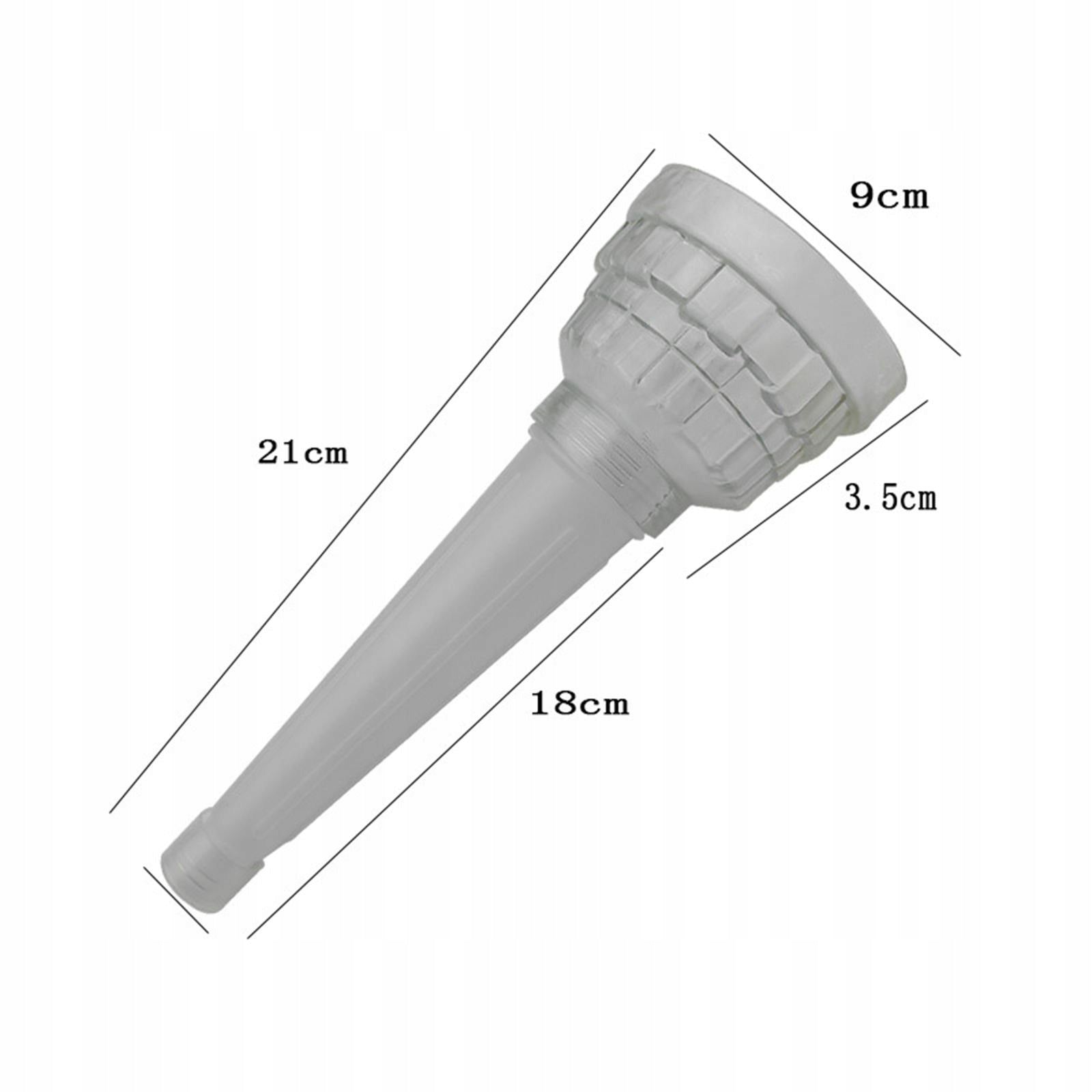 Oil Change Funnel High Temperature Resistant PP Rubber Material Recyclable Packaging status original