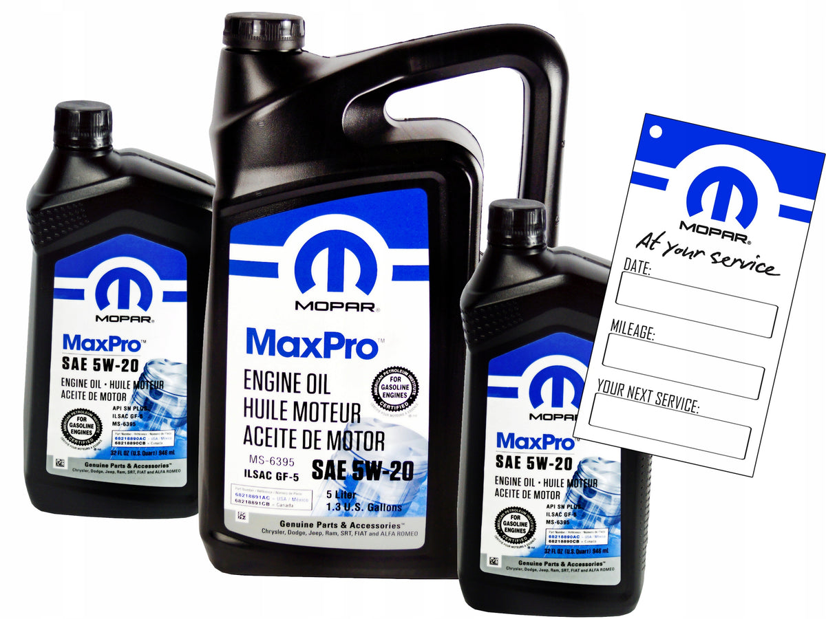 Oil MOPAR 5W20 7L JEEP DODGE HEMI