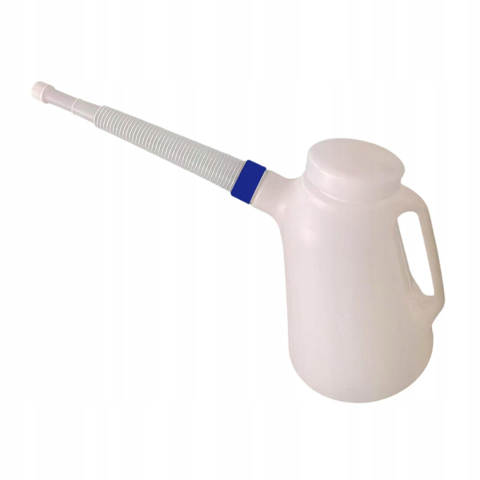 Oil Measuring Dispensing Jug with Lid and Cap 5L Oil Measuring Blue Packaging status original
