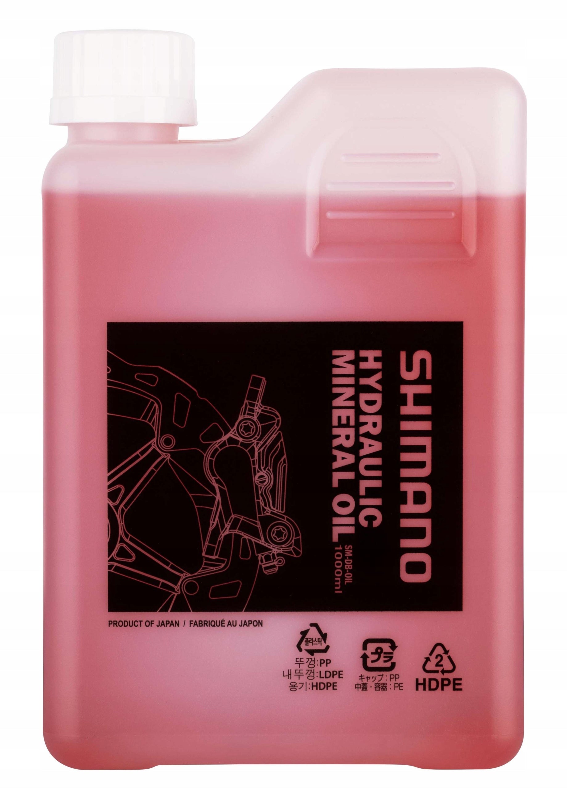 Oil Mineral Brake Fluid Shimano 1000 ml for hydraulic brakes
