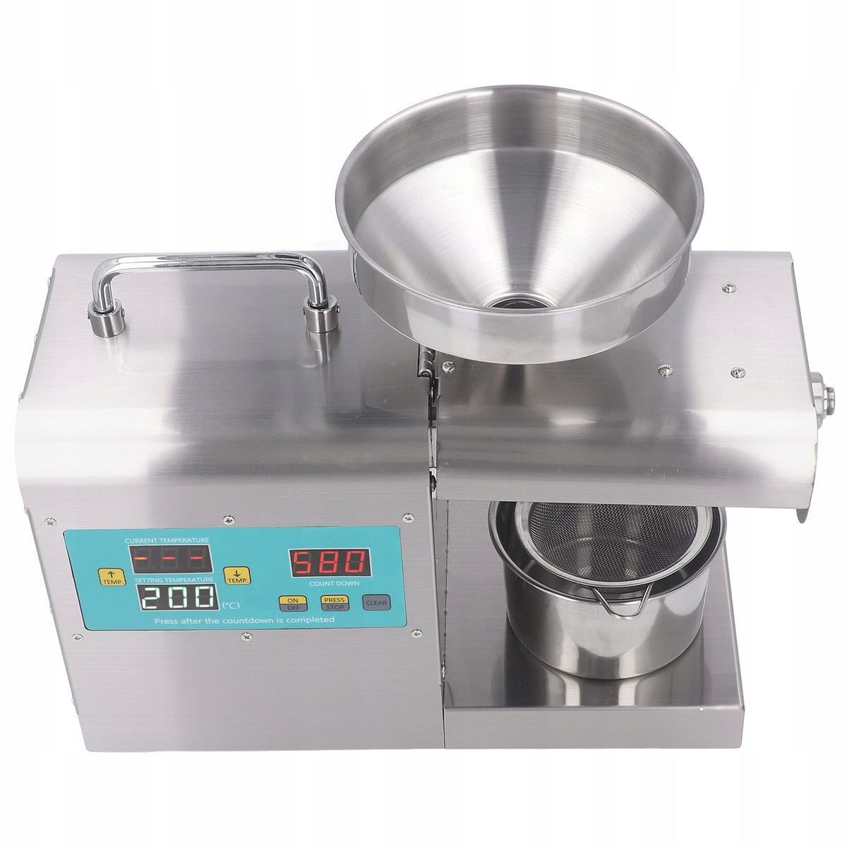Oil Pressing Machine, Automatic Oil Extraction Easy Operation 500