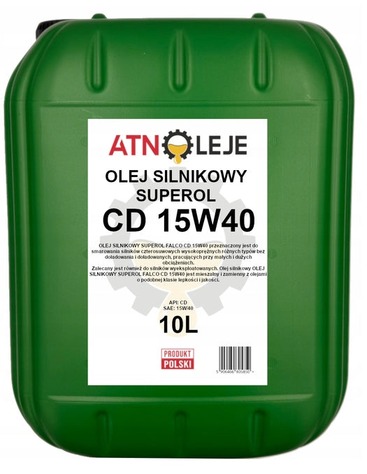 Oil SUPE ROL CD 15W40 10L type "Fal co"