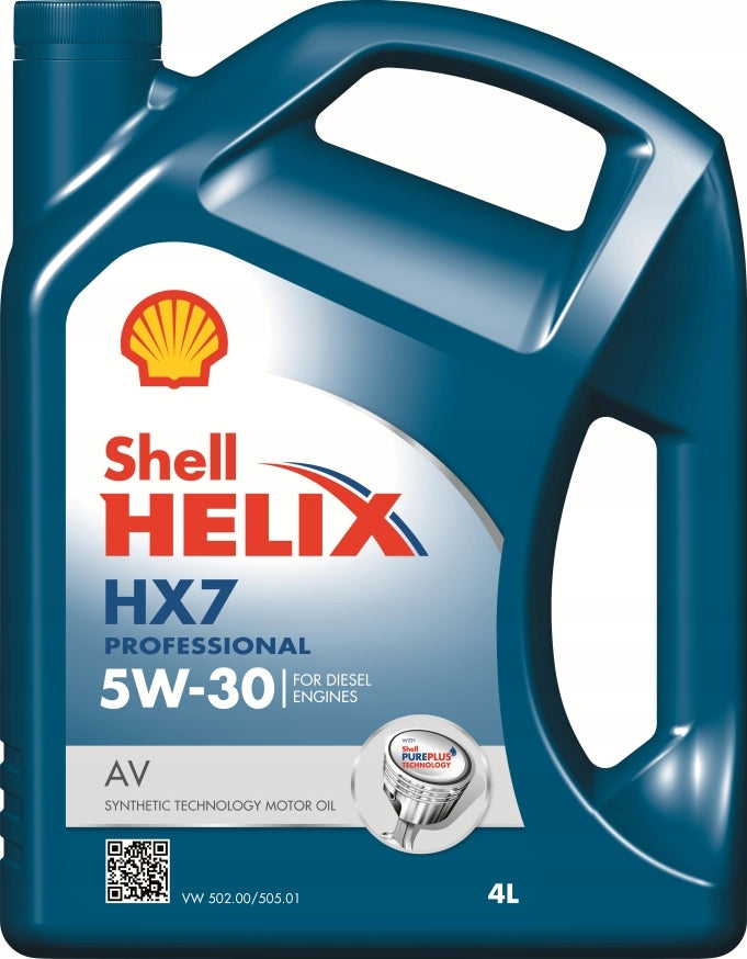 Oil Shell Helix HX7 Professional AV 5W30 4L DIESL