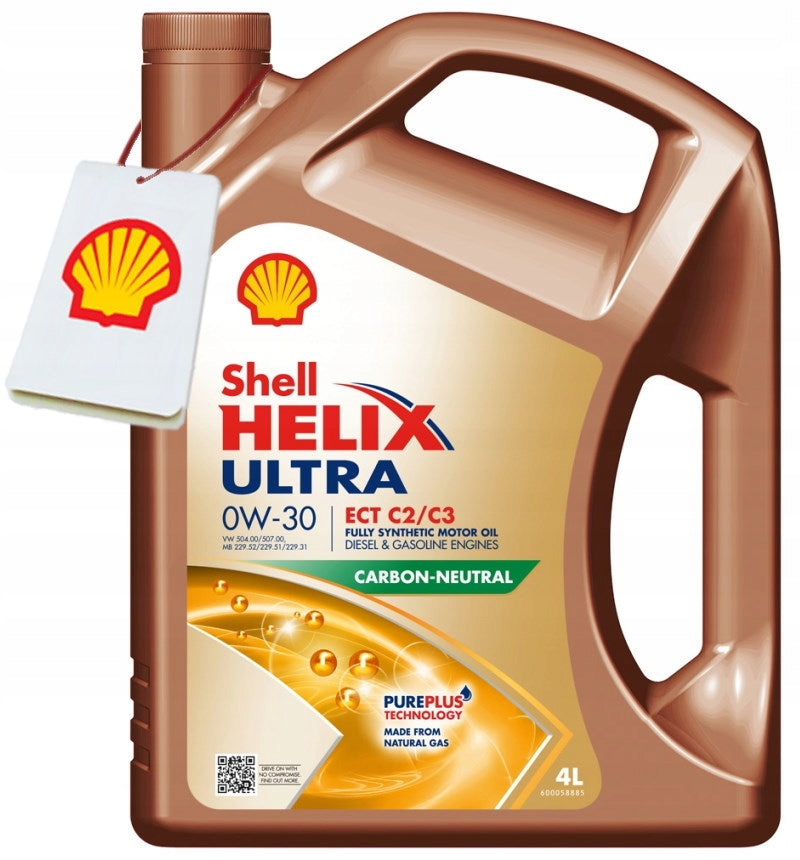 Oil Shell Helix Ultra ECT C2/C3 0W-30 (4L) W 504.00/507.00 MB 229.52 Manufacturer code 4L + 1L