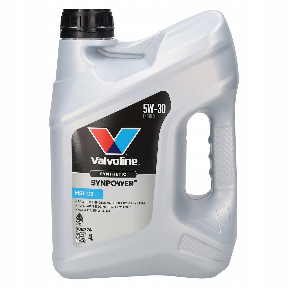 Oil Valvoline 5w30 Synpower MST C3 Engine 4L ACEA C2/ C3, BMW LL-04 Packaging status original