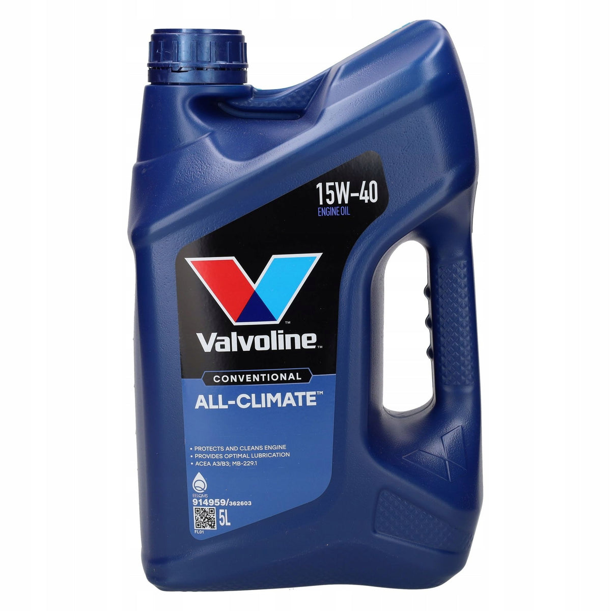 Oil Valvoline All Climate 15w40 Engine 5L ACEA A3/B3 API SL/CF, MB229.1 Packaging status original