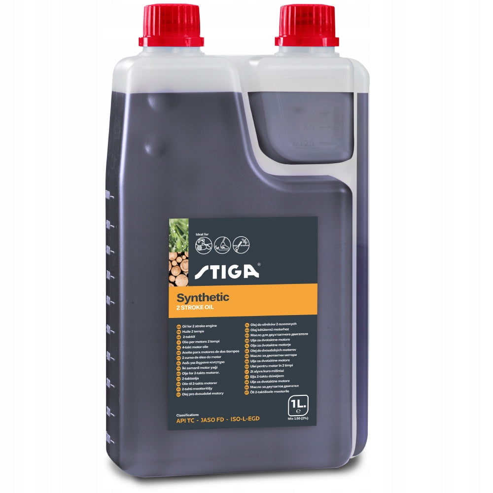 Oil for 2-stroke engines STIGA SYNTHETIC 1L