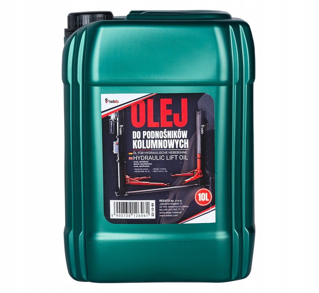 Oil for Hydraulic Lifts HL32 10L REDATS
