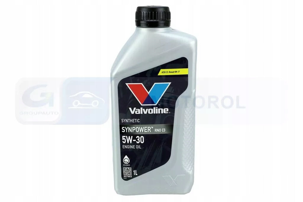 Oils and lubricants - VALVOLINE SYNPOWER RNO C3 5W30 1L
