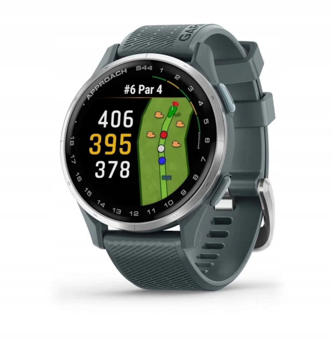 Okosóra Garmin Approach S44 ezüst Model other