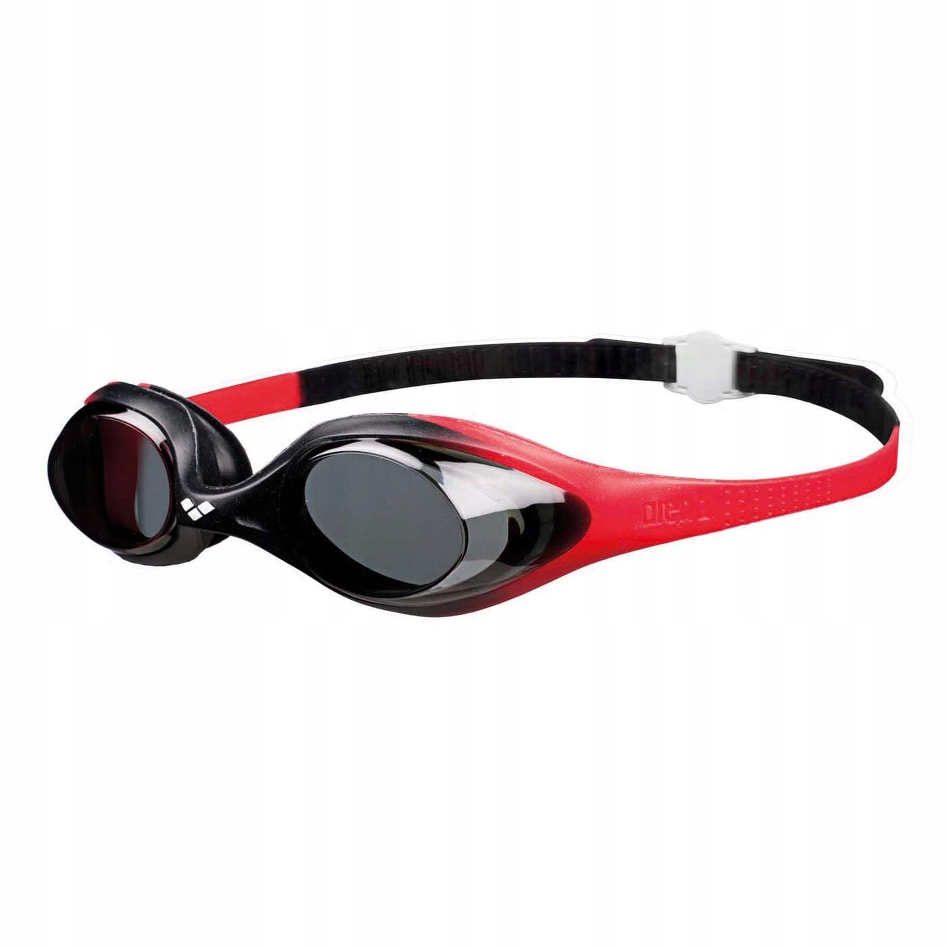 Schwimmbrille Arena Spider Junior, schwarz/rot 