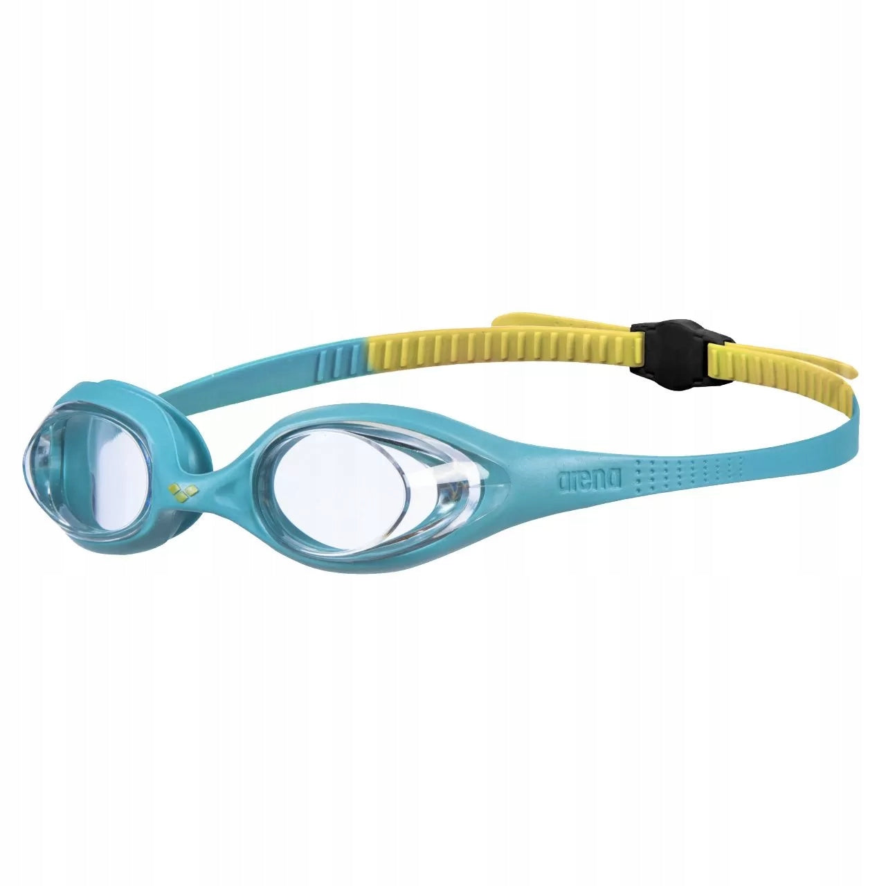 Schwimmbrille Arena Spider Junior, mint/gelb 