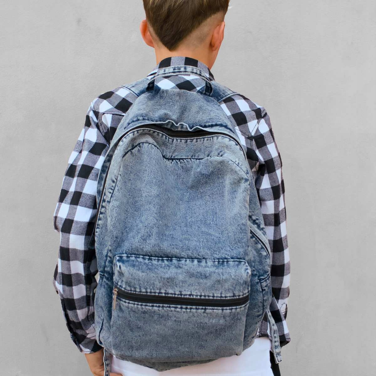 Old Skool Vintage Urban Classic Retro Denim Backpack Black Sheep ST2 EAN (GTIN) 9120075341806