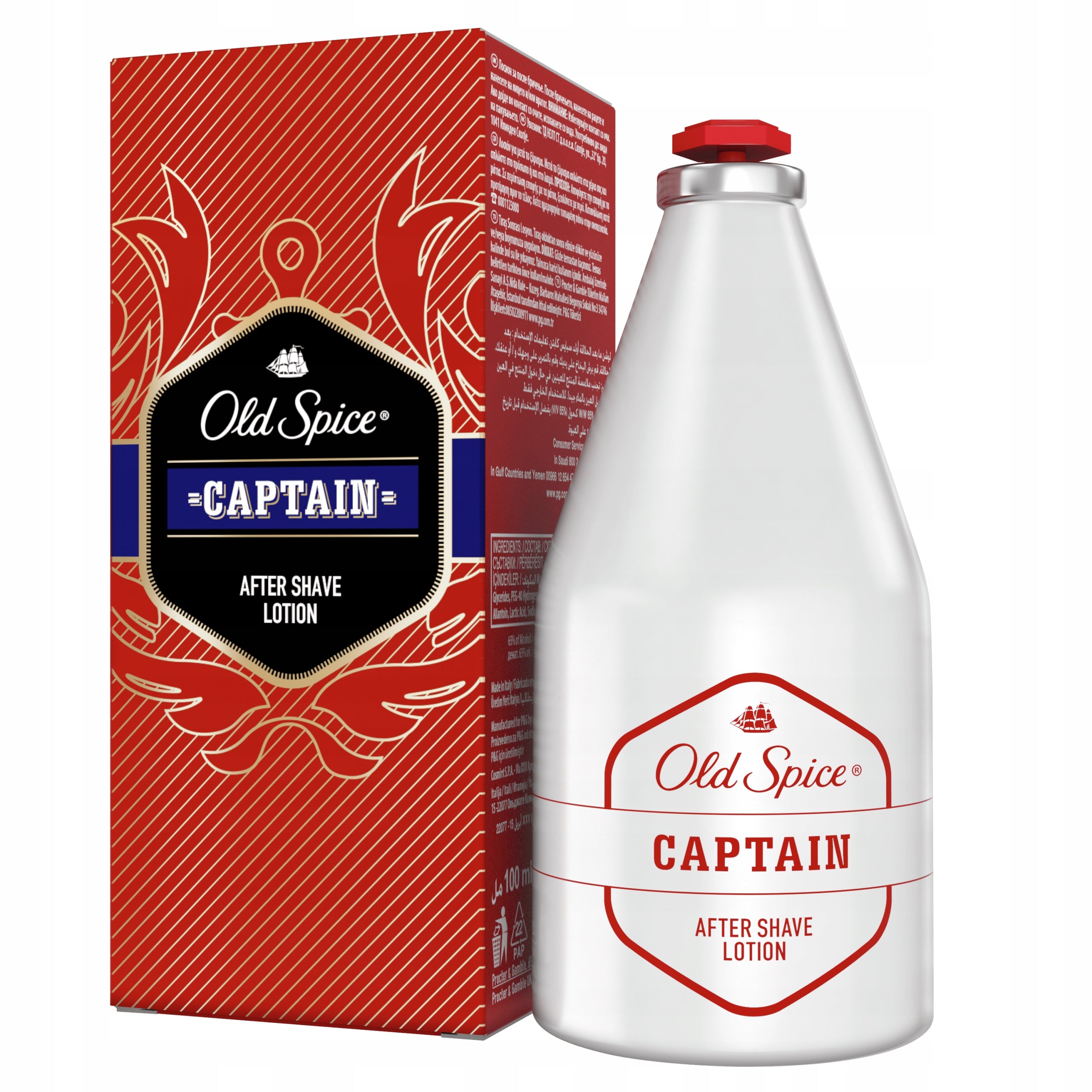 Old Spice liquid, aftershave 100 ml Captain