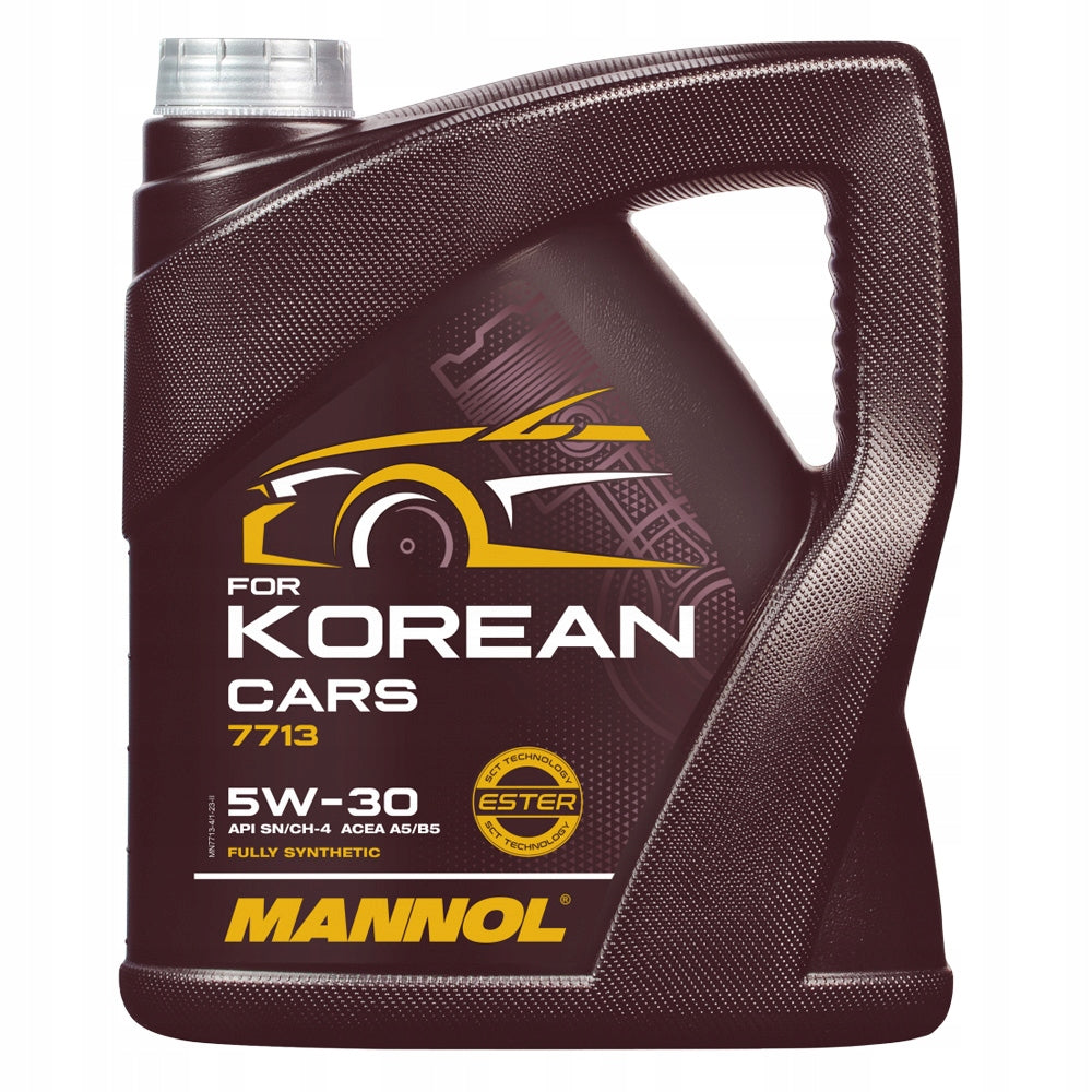 Motoröl Mannol 7713 für koreanische Autos 5W-30, 4 l 