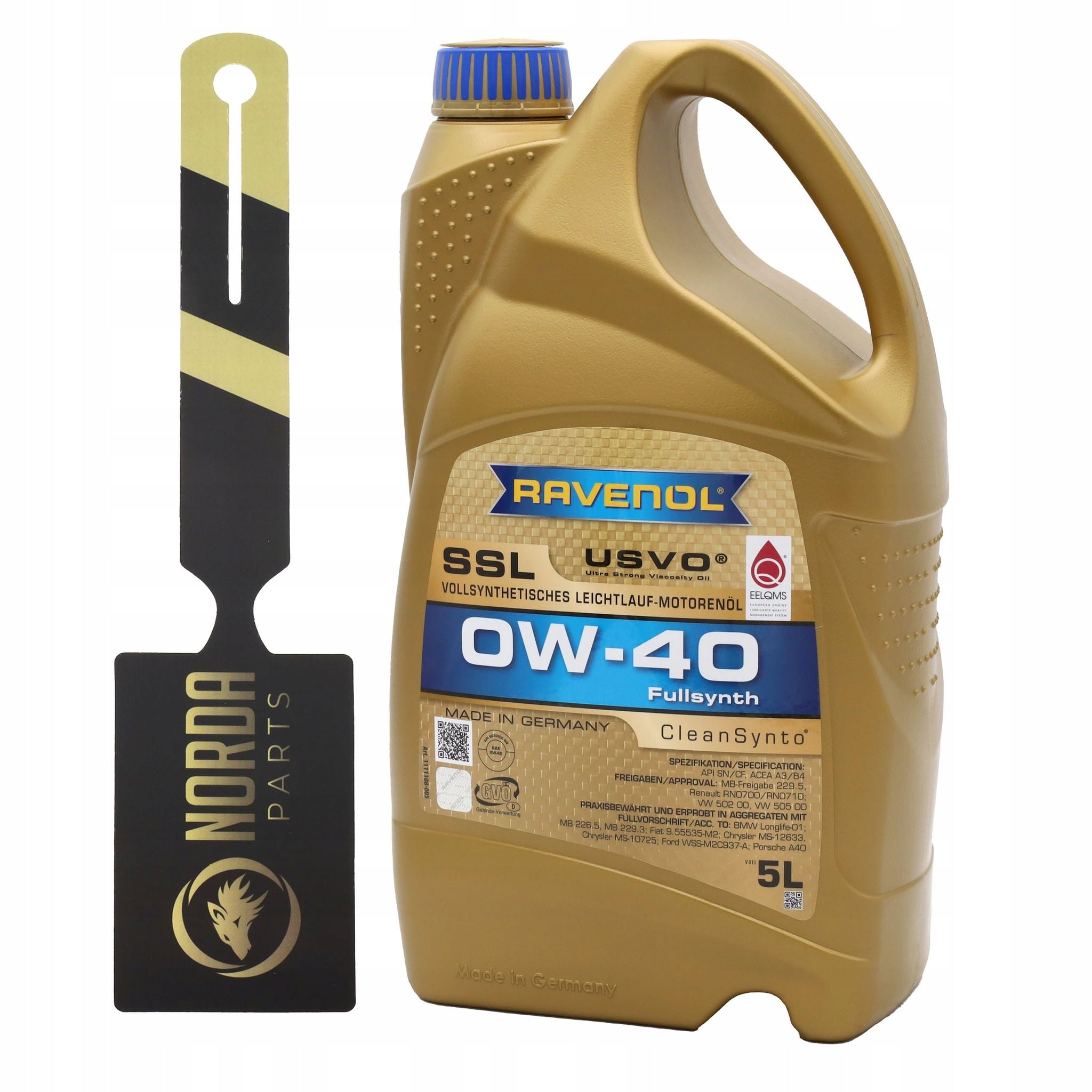 Motoröl Ravenol SSL 0W40, 5L 