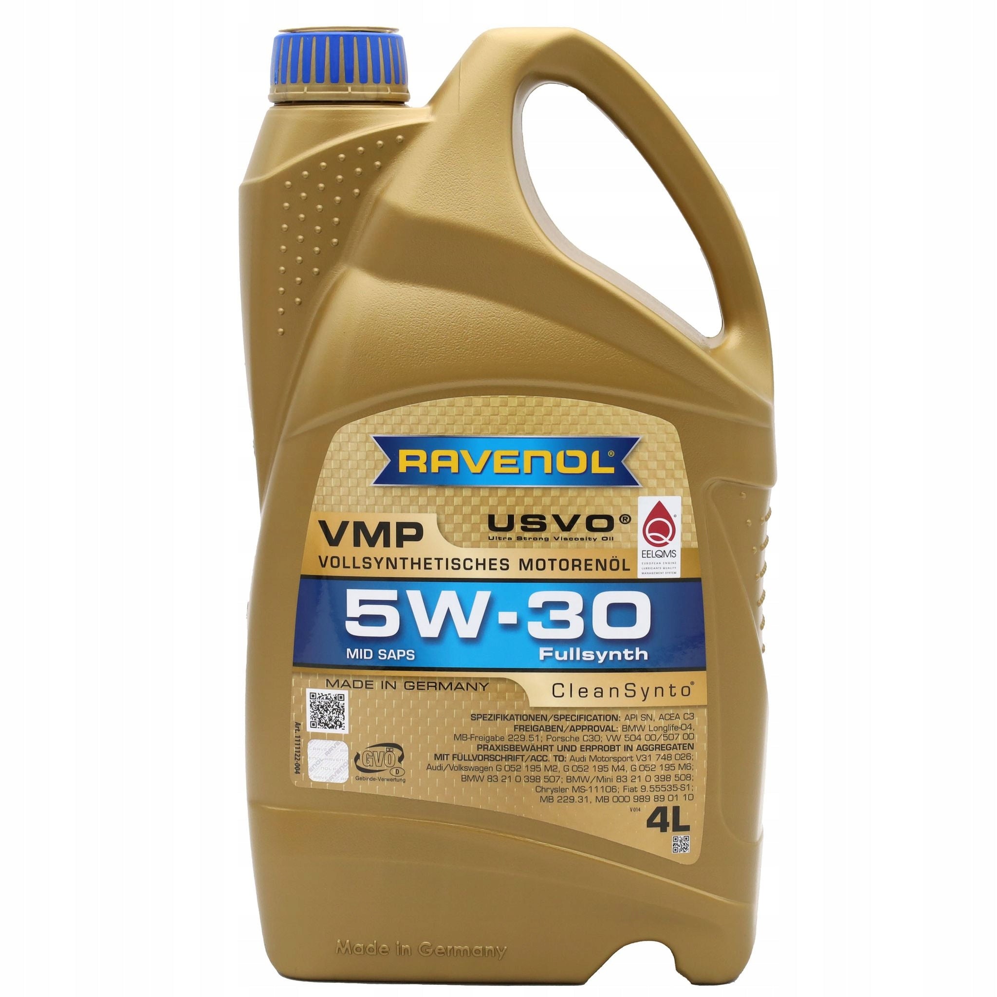 Ravenol VMP Usvo® 5W30 Motoröl 4l 