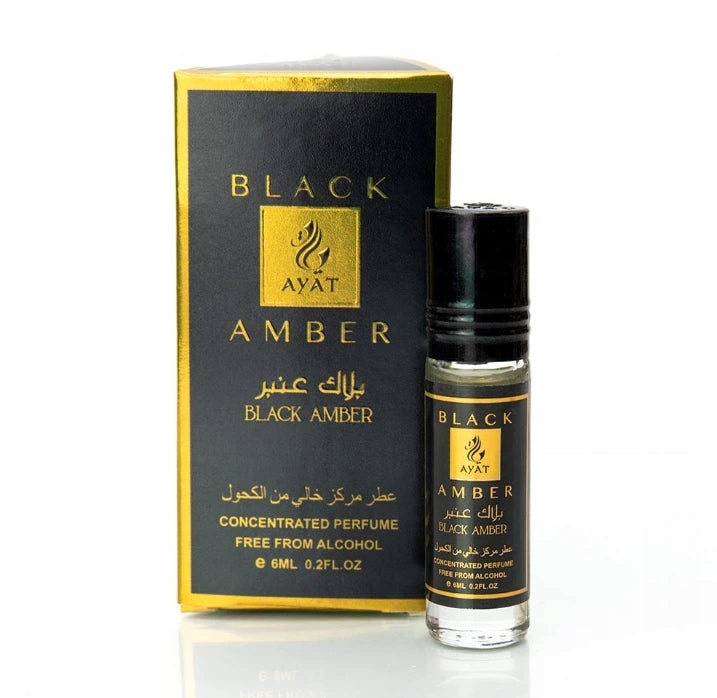 Olejový parfém - BLACK AMBER - Ayat 6ml