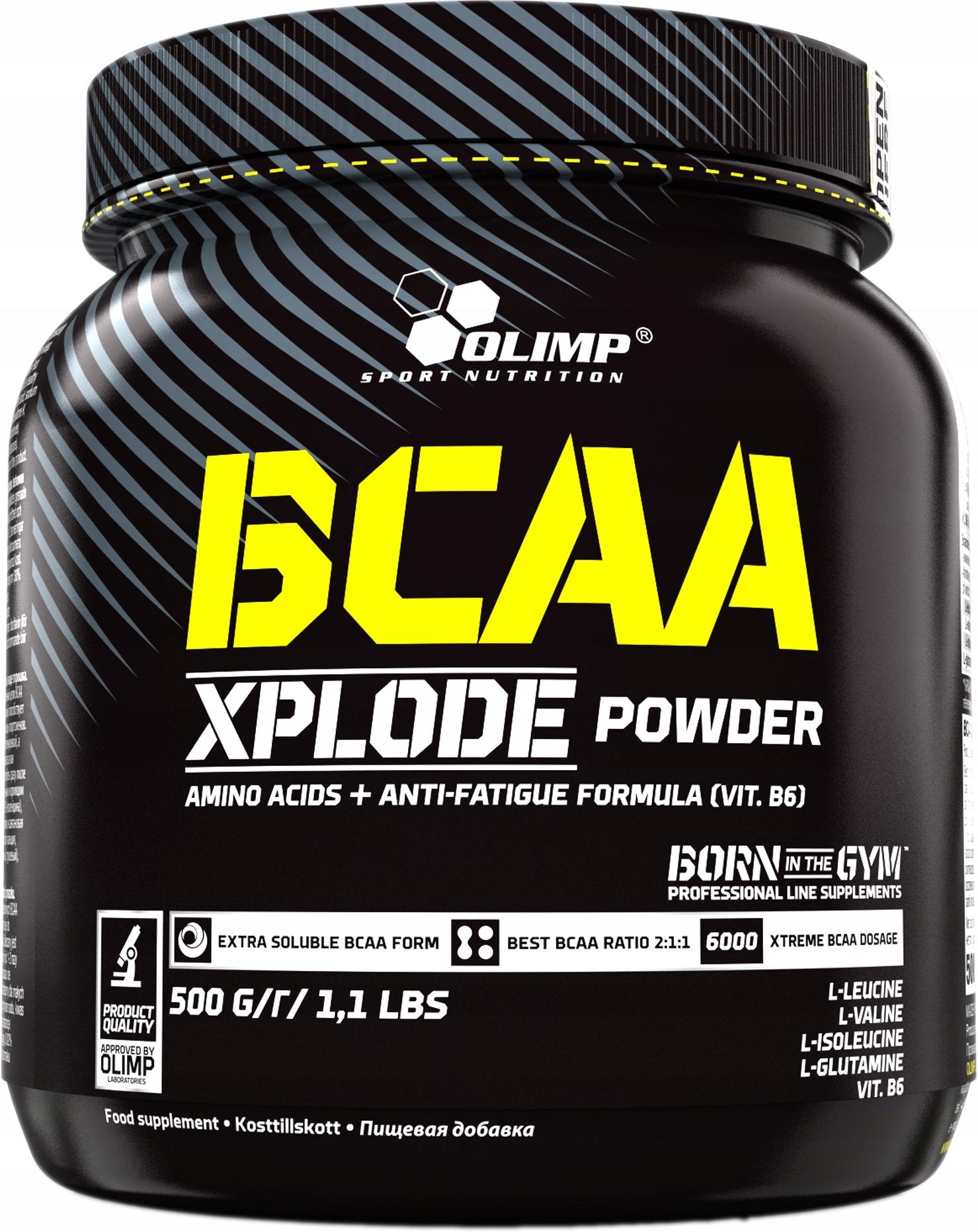 Olimp BCAA XPLODE POWDER Amino Acids Regeneration Ice Tea Peach 500g Packaging status original