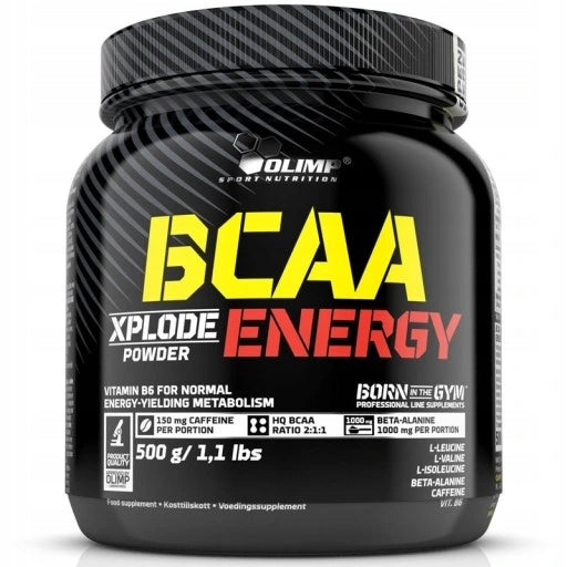 Olimp BCAA XPLODE POWDER ENERGY 500g Amino Acids Strength Energy Fruit